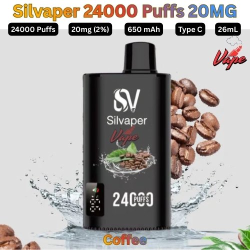 Silvaper 24000 Puffs 20mg Coffee