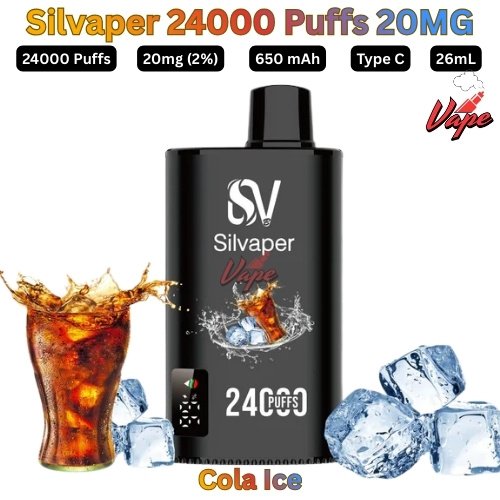 Silvaper 24000 Puffs 20mg Cola Ice