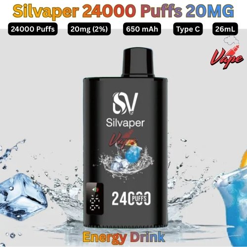 Silvaper 24000 Puffs 20mg Energy Drink
