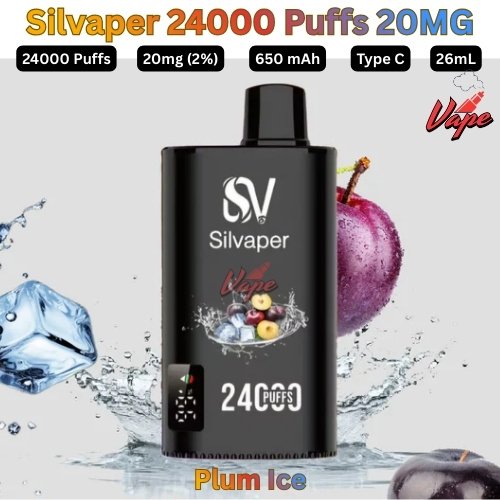 Silvaper 24000 Puffs 20mg Plum Ice