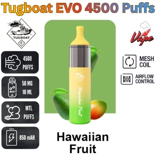 Tugboat EVO 4500 Puffs Hawaiian Fruit