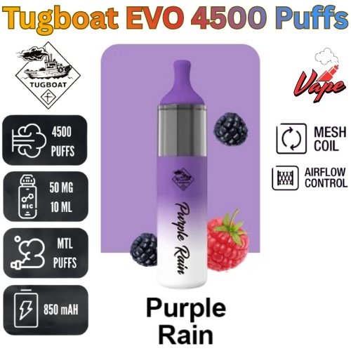 Tugboat EVO 4500 Puffs Purple Rain