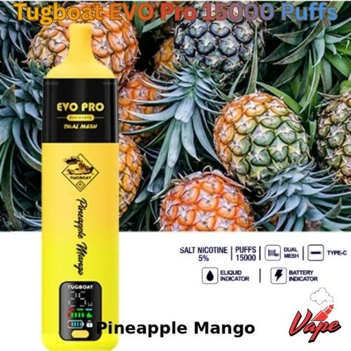 Tugboat EVO Pro 15000 Puffs Pineapple Mango