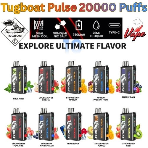 Tugboat Pulse 20000 Puffs All Flavors