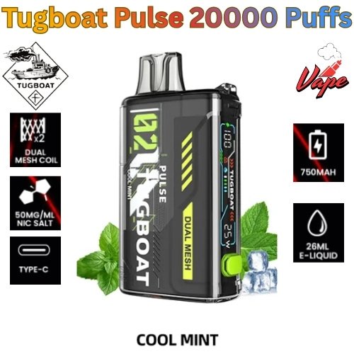 Tugboat Pulse 20000 Puffs Cool Mint