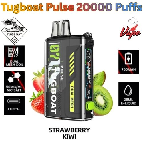 Tugboat Pulse 20000 Puffs Strawberry Kiwi