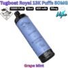 Tugboat Royal 13000 Puffs 50MG Grape Mint in UAE