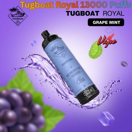 Tugboat Royal 13000 Puffs Grape Mint