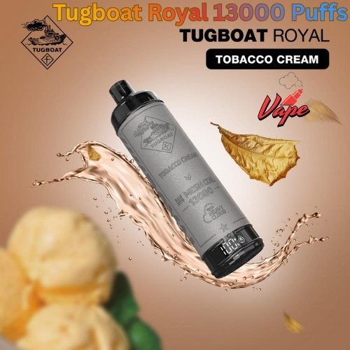 Tugboat Royal 13000 Puffs Tobacco Cream