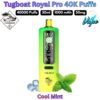 Tugboat Royal Pro 40000 Puffs 50MG Cool Mint in Sharjah