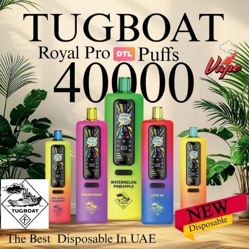 Tugboat Royal Pro 40000 Puffs All Flavors