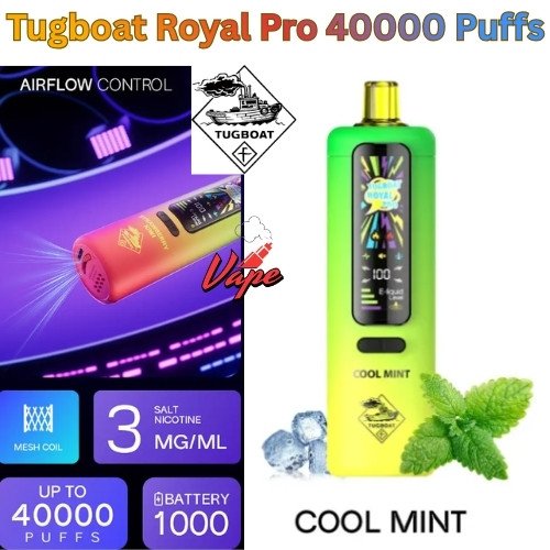 Tugboat Royal Pro 40000 Puffs Cool Mint