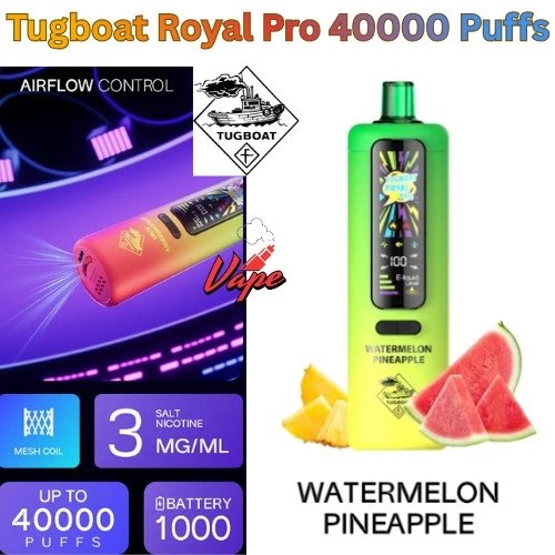 Tugboat Royal Pro 40000 Puffs Watermelon Pineapple