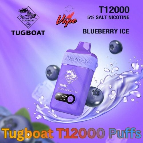 Tugboat T12000 Puffs Blueberry Ice