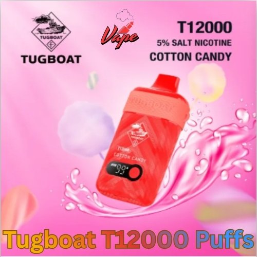 Tugboat T12000 Puffs Cotton Candy