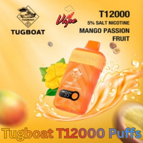 Tugboat T12000 Puffs Mango Passion Fruit