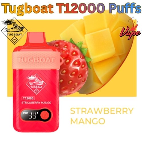 Tugboat T12000 Puffs Strawberry Mango