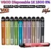 VGOD Disposable Pod 1K 1500 Puffs 50MG All Flavors in Dubai
