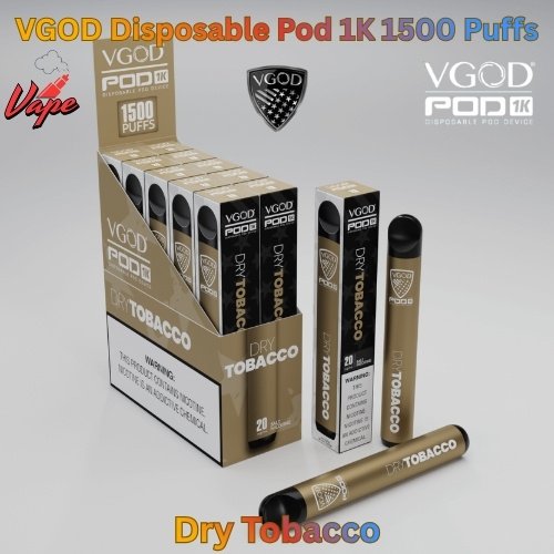 VGOD Disposable Pod 1K 1500 Puffs Dry Tobacco