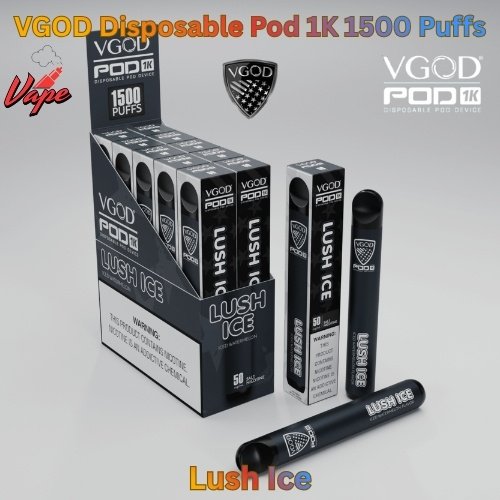 VGOD Disposable Pod 1K 1500 Puffs Lush Ice