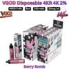 VGOD Disposable Pod 4KR 4000 Puffs 20MG Berry Bomb in Abu Dhabi