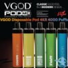 VGOD Disposable Pod 4KR 4000 Puffs All Flavors (2)