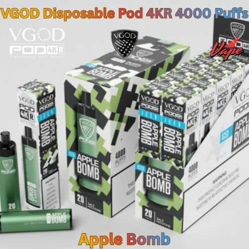 VGOD Disposable Pod 4KR 4000 Puffs Apple Bomb