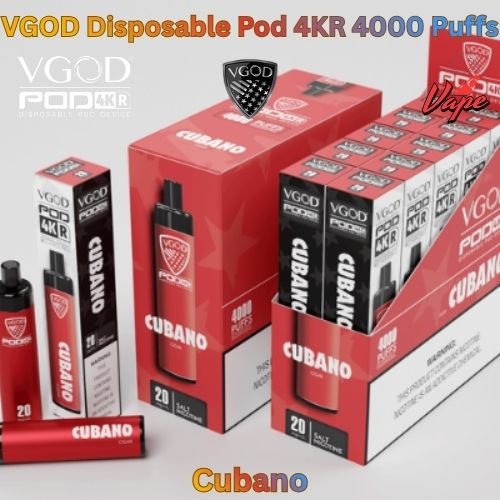 VGOD Disposable Pod 4KR 4000 Puffs Cubano
