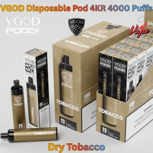 VGOD Disposable Pod 4KR 4000 Puffs Dry Tobacco