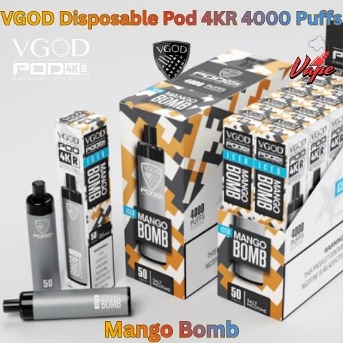 VGOD Disposable Pod 4KR 4000 Puffs Mango Bomb