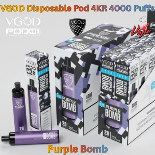 VGOD Disposable Pod 4KR 4000 Puffs Purple Bomb