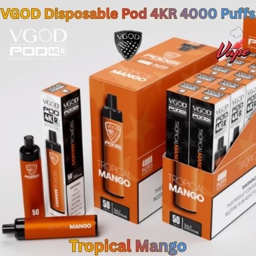 VGOD Disposable Pod 4KR 4000 Puffs Tropical Mango