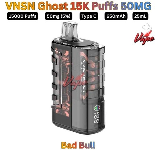 VNSN Ghost 15000 Puffs 50MG Bad Bull