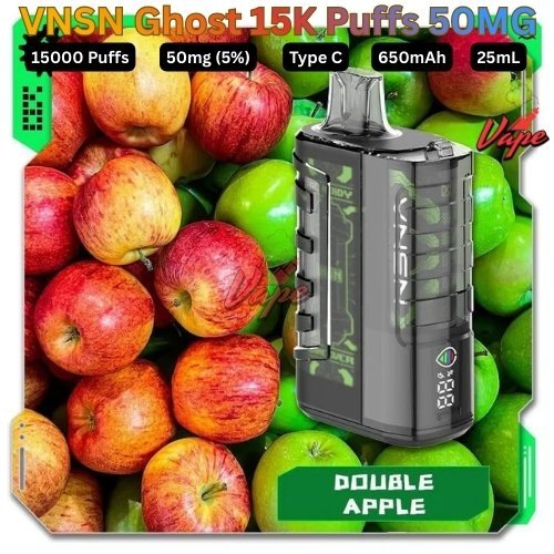 VNSN Ghost 15000 Puffs 50MG Double Apple