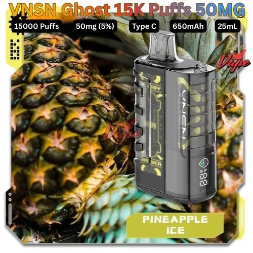 VNSN Ghost 15000 Puffs 50MG Pineapple lce