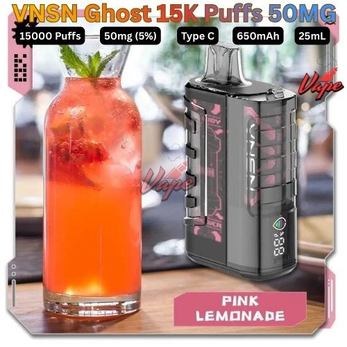 VNSN Ghost 15000 Puffs 50MG Pink Lemonade