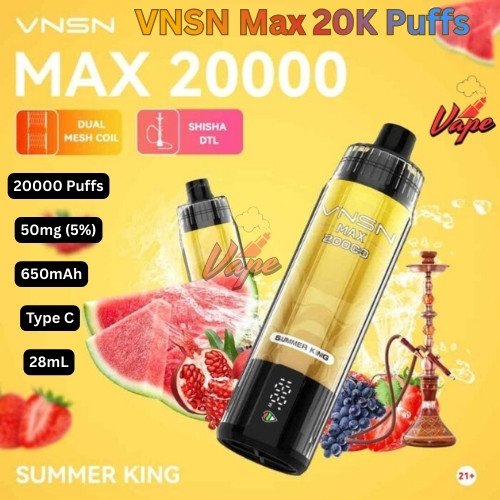 VNSN Max 20000 Puffs 50MG Summer King