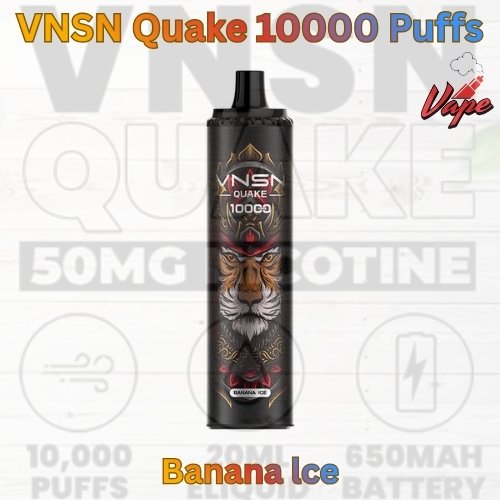 VNSN Quake 10000 Puffs Banana lce