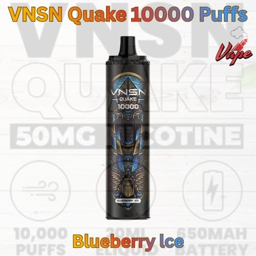 VNSN Quake 10000 Puffs Blueberry lce
