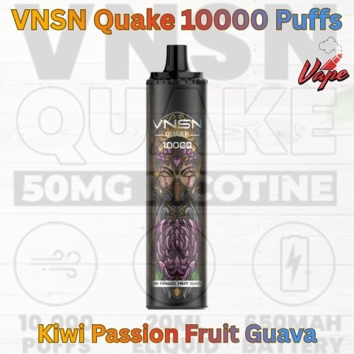 VNSN Quake 10000 Puffs Kiwi Passion Fruit Guava
