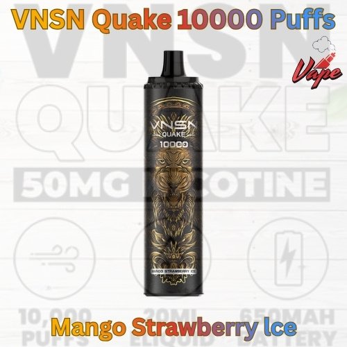 VNSN Quake 10000 Puffs Mango Strawberry lce