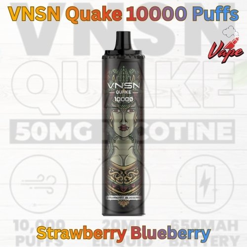 VNSN Quake 10000 Puffs Strawberry Blueberry