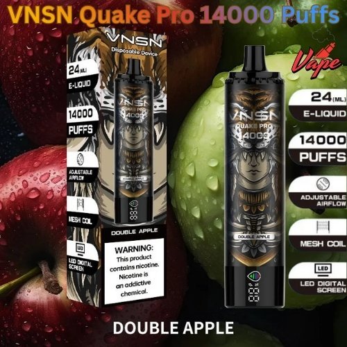 VNSN Quake Pro 14000 Puffs Double Apple