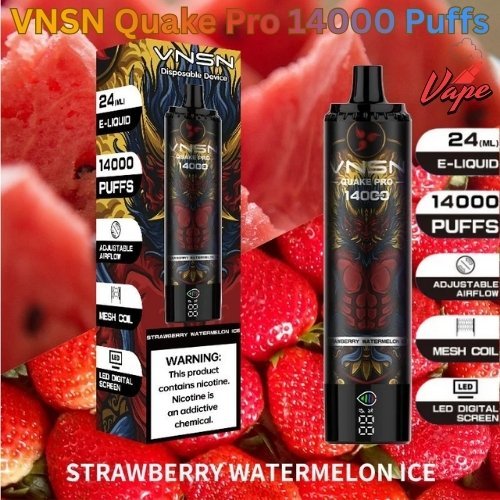 VNSN Quake Pro 14000 Puffs Strawberry Watermelon Ice
