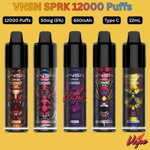 VNSN SAPRK 12000 Puffs All Flavors (1)