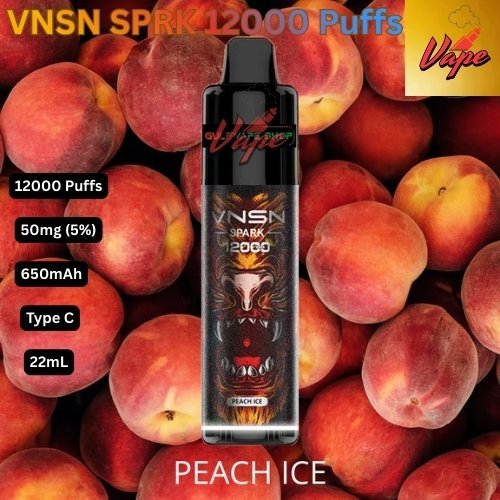 VNSN SPARK 12000 Puffs Peach Ice