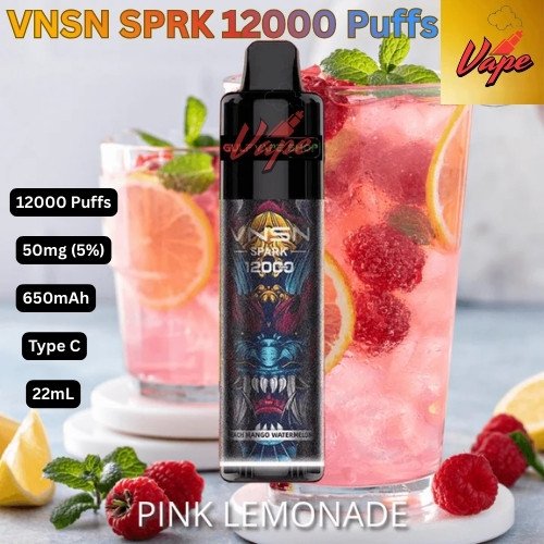 VNSN SPARK 12000 Puffs Pink Lemonade