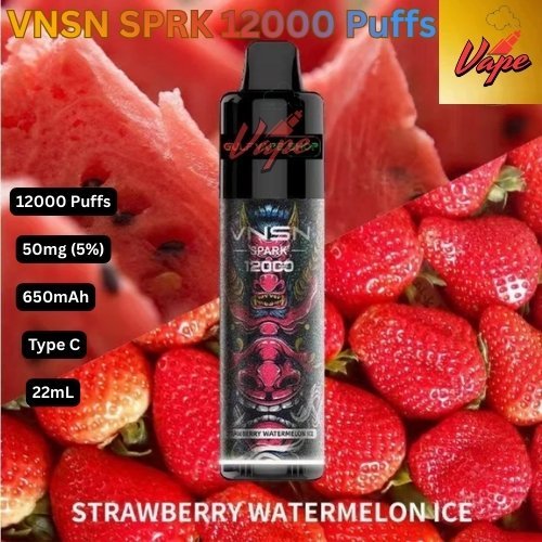 VNSN SPARK 12000 Puffs Strawberry Watermelon Ice