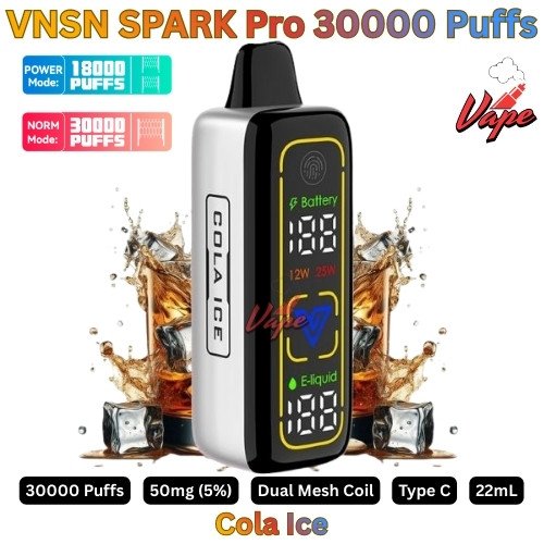 VNSN SPARK Pro 30000 Puffs 50MG Cola Ice