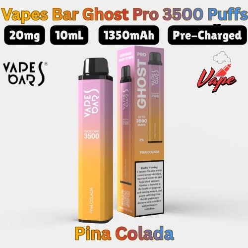 Vapes Bars Ghost Pro 3500 Puffs Pina Colada